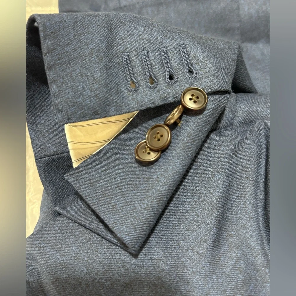 Suitsupply Lazio Vitale Barberis‎ Wool and Silk Coat 36S Blazer Jacket